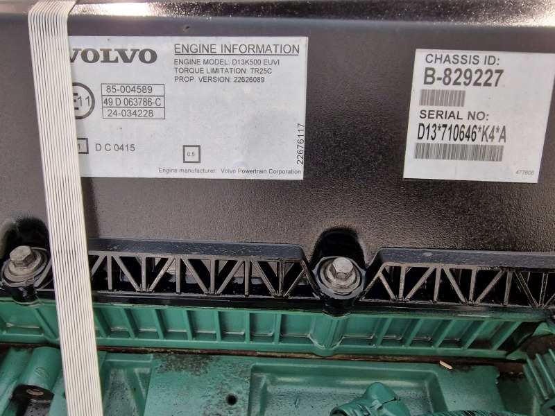 المحرك - شاحنة Volvo  D13K500 EUVI Engine (Truck): صور 11