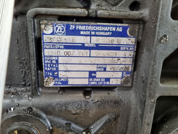 علبة التروس ZF 6S1200TD G670: صور 10