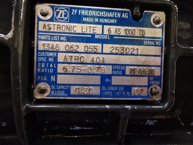 ZF Astronic Lite 6AS1000TO DAF Spec Gearbox - علبة التروس: صور 2 ZF Astronic Lite 6AS1000TO DAF Spec Gearbox - علبة التروس: صور 2