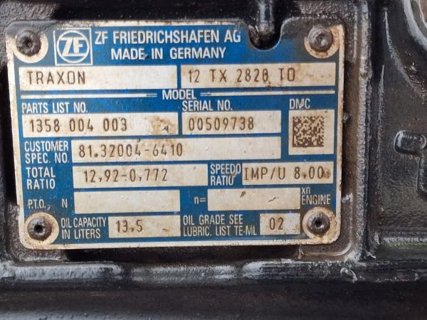 ZF Traxon 12TX2820TO MAN Spec Gearbox - علبة التروس: صور 2 ZF Traxon 12TX2820TO MAN Spec Gearbox - علبة التروس: صور 2