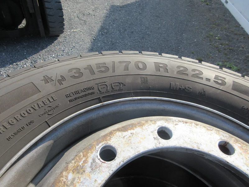 Continental 315/70R 22.5 CONTINENTAL BANDEN 4 STUKS MET STAAL WIEL - الإطارات - شاحنة: صور 3 Continental 315/70R 22.5 CONTINENTAL BANDEN 4 STUKS MET STAAL WIEL - الإطارات - شاحنة: صور 3