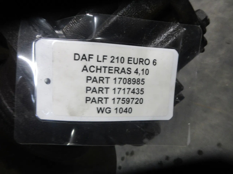 DAF 1708985 // 1717435 // 1759720 ACHTERAS DAF LF 210 EURO 6 RATIO 4,10 - المحور الخلفي - شاحنة: صور 5 DAF 1708985 // 1717435 // 1759720 ACHTERAS DAF LF 210 EURO 6 RATIO 4,10 - المحور الخلفي - شاحنة: صور 5