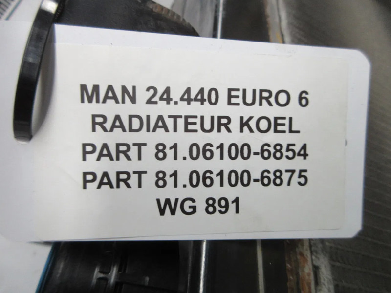 MAN 81.06100-6854//81.06100-6875 RADITEUR MAN COMPLEET EURO 6 - المشعاع - شاحنة: صور 4 MAN 81.06100-6854//81.06100-6875 RADITEUR MAN COMPLEET EURO 6 - المشعاع - شاحنة: صور 4