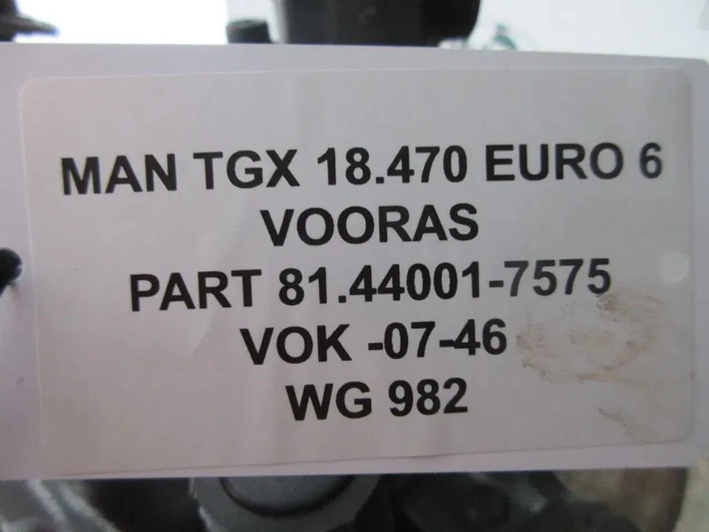 MAN 81.44001-7575 VOK -07-46 MAN TGX TGS 18.470 MODEL 2022 - المحور الأمامي - شاحنة: صور 5 MAN 81.44001-7575 VOK -07-46 MAN TGX TGS 18.470 MODEL 2022 - المحور الأمامي - شاحنة: صور 5