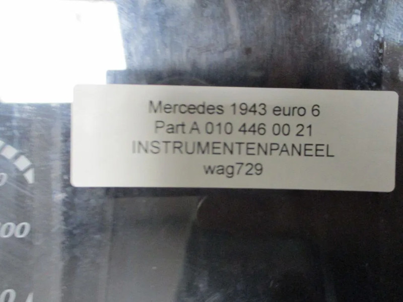 Mercedes-Benz A 010 446 00 21 INSTRUMENTENPANEEL MERCEDES ACTROS EURO 6 - لوحة القيادة - شاحنة: صور 4 Mercedes-Benz A 010 446 00 21 INSTRUMENTENPANEEL MERCEDES ACTROS EURO 6 - لوحة القيادة - شاحنة: صور 4