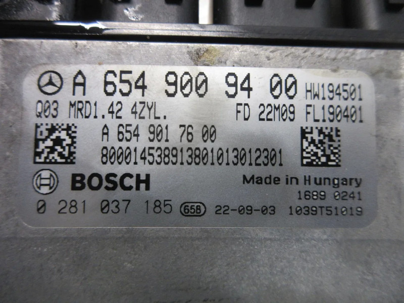 Mercedes-Benz A 654 900 94 00 // A 654 901 76 00 // BOSCH 0281 037 185 MOTOR MODULEN - النظام الكهربائي - شاحنة: صور 5 Mercedes-Benz A 654 900 94 00 // A 654 901 76 00 // BOSCH 0281 037 185 MOTOR MODULEN - النظام الكهربائي - شاحنة: صور 5