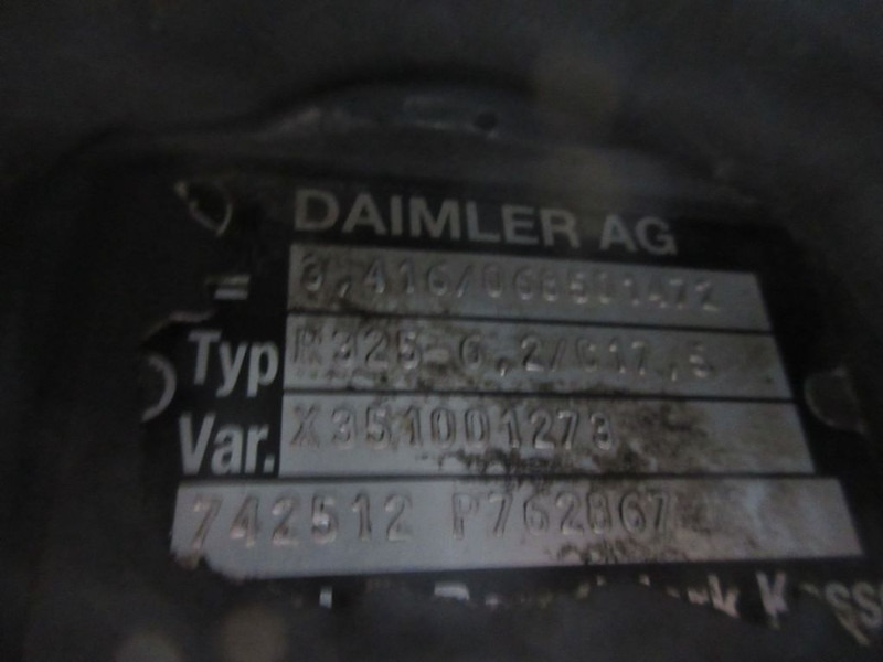 Mercedes-Benz R325-6,2/C17,5 TYPE 742512/RATIO 3,416/MERCEDES BENZ ATEGO 916 EURO 6 - التفاضلية والعتاد - شاحنة: صور 5 Mercedes-Benz R325-6,2/C17,5 TYPE 742512/RATIO 3,416/MERCEDES BENZ ATEGO 916 EURO 6 - التفاضلية والعتاد - شاحنة: صور 5