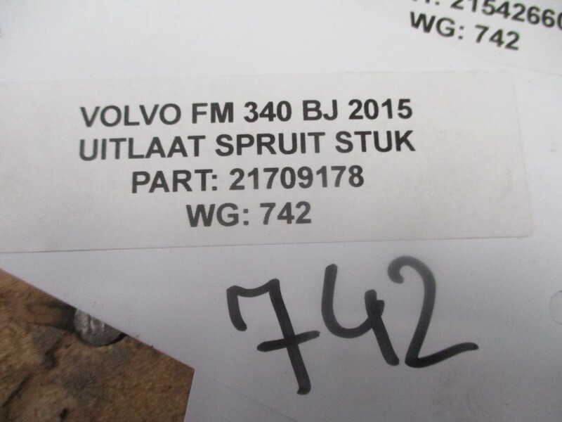 Volvo FM 340 21709178 UITLAAT SPRUITSTUK - مشعب العادم - شاحنة: صور 3 Volvo FM 340 21709178 UITLAAT SPRUITSTUK - مشعب العادم - شاحنة: صور 3