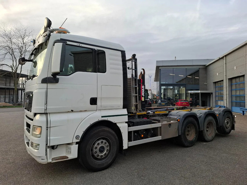 MAN TGX35.480 / LIFT+LENKACHSE / ONLY:392634 KM / JOAB HOOK / AIRCO / FRIDGE / AUTOMATIC / EURO-5 / 2012 - شاحنة - نظام الكابلات: صور 2 MAN TGX35.480 / LIFT+LENKACHSE / ONLY:392634 KM / JOAB HOOK / AIRCO / FRIDGE / AUTOMATIC / EURO-5 / 2012 - شاحنة - نظام الكابلات: صور 2