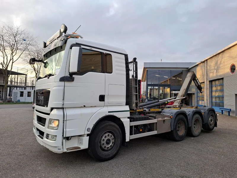 MAN TGX35.480 / LIFT+LENKACHSE / ONLY:392634 KM / JOAB HOOK / AIRCO / FRIDGE / AUTOMATIC / EURO-5 / 2012 - شاحنة - نظام الكابلات: صور 1 MAN TGX35.480 / LIFT+LENKACHSE / ONLY:392634 KM / JOAB HOOK / AIRCO / FRIDGE / AUTOMATIC / EURO-5 / 2012 - شاحنة - نظام الكابلات: صور 1