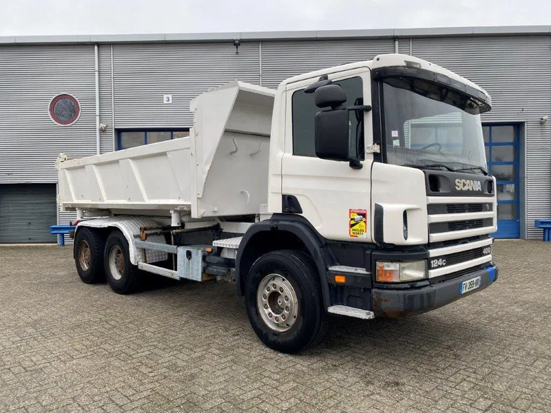Scania 124-400 / 6X4 / RETARDER / BIG AXLE / FULL STEEL / 2SIDE TIPPER / OLD TACHO / AIRCO / MANUAL / EURO-2 / 2000 - قلابات: صور 5 Scania 124-400 / 6X4 / RETARDER / BIG AXLE / FULL STEEL / 2SIDE TIPPER / OLD TACHO / AIRCO / MANUAL / EURO-2 / 2000 - قلابات: صور 5