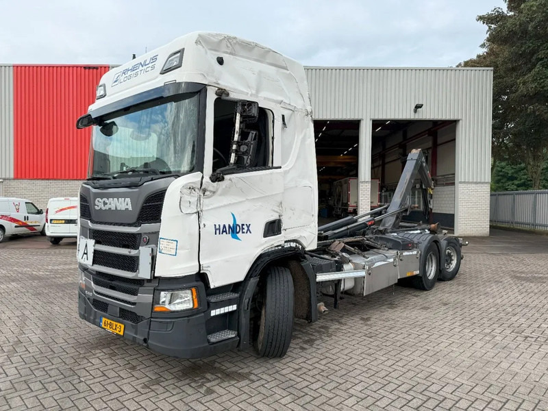 Scania NGS R410 / ENGINE RUNNING / RETARDER / LIFT+LENKACHSE / HIAB 21TON HOOK / NL TRUCK / FRIDGE / EURO-6 / 2019 - شاحنة ذات الخطاف: صور 2 Scania NGS R410 / ENGINE RUNNING / RETARDER / LIFT+LENKACHSE / HIAB 21TON HOOK / NL TRUCK / FRIDGE / EURO-6 / 2019 - شاحنة ذات الخطاف: صور 2