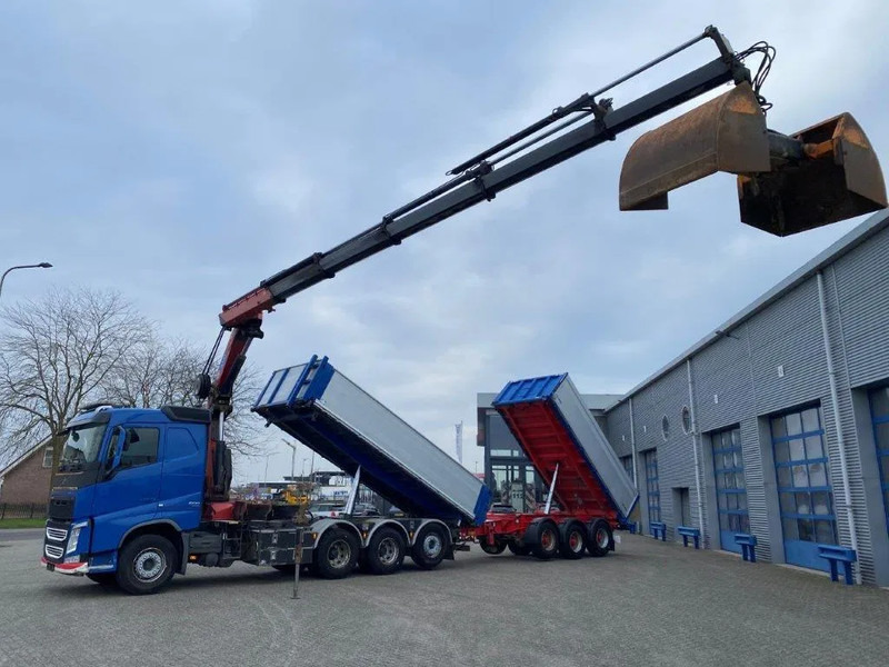 Volvo FH4-500 / HMF 3220K-RC / REMOTE / ROTATOR / 3SIDE TIPPER / DYNAMIC STEERING / ONLY:302623 KM / AUTOMATIC / EURO-6 / 2017 - شاحنة كرين: صور 1 Volvo FH4-500 / HMF 3220K-RC / REMOTE / ROTATOR / 3SIDE TIPPER / DYNAMIC STEERING / ONLY:302623 KM / AUTOMATIC / EURO-6 / 2017 - شاحنة كرين: صور 1