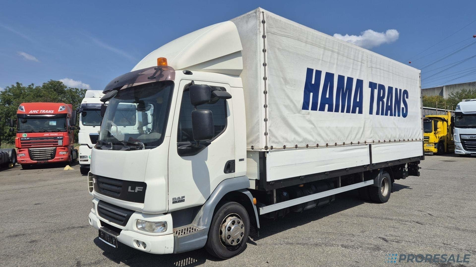 DAF FA LF 45.220 G12 EURO 5/EEV - valník s plachtou + hydraulické čelo BÄR - شاحنة ستارة: صور 2 DAF FA LF 45.220 G12 EURO 5/EEV - valník s plachtou + hydraulické čelo BÄR - شاحنة ستارة: صور 2