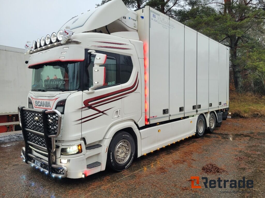 Kylbil Skåpbil med öppningsbar sida SCANIA NextGen R450 6x2*4 -2019 - مبردة شاحنة: صور 1 Kylbil Skåpbil med öppningsbar sida SCANIA NextGen R450 6x2*4 -2019 - مبردة شاحنة: صور 1