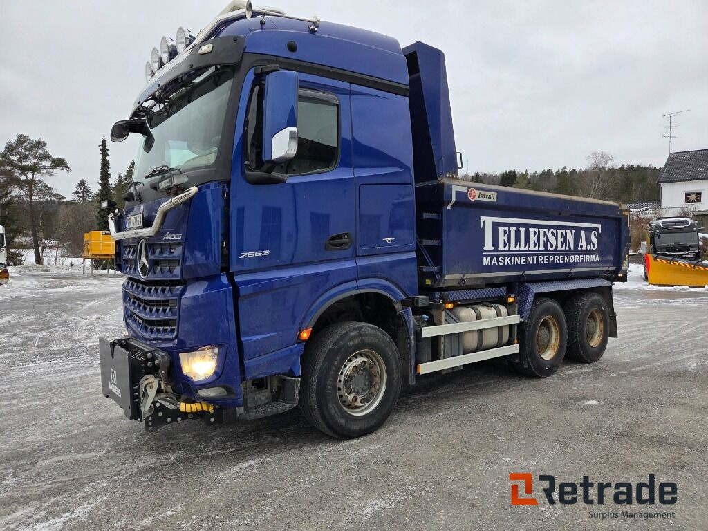 MB AROCS 2663 2018 MOD EU OK 6X4 WEBASTO BRØYTERIGGET - قلابات: صور 1 MB AROCS 2663 2018 MOD EU OK 6X4 WEBASTO BRØYTERIGGET - قلابات: صور 1