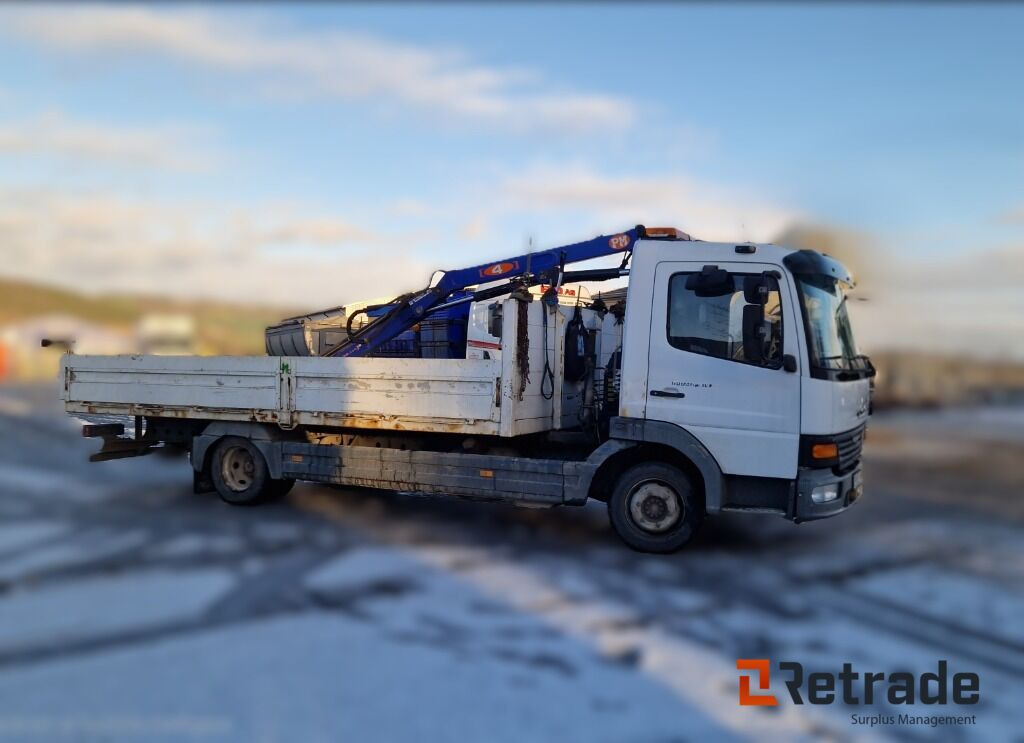Mercedes-Benz Atego 818L med 6 meter plan og kran - شاحنات مسطحة, شاحنة كرين: صور 4 Mercedes-Benz Atego 818L med 6 meter plan og kran - شاحنات مسطحة, شاحنة كرين: صور 4