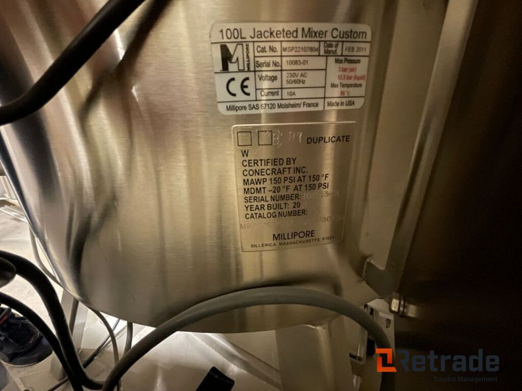 Mobius Mix100 Med Stål Kar / Mix100 With Steel Tub - معدات صناعية: صور 5 Mobius Mix100 Med Stål Kar / Mix100 With Steel Tub - معدات صناعية: صور 5