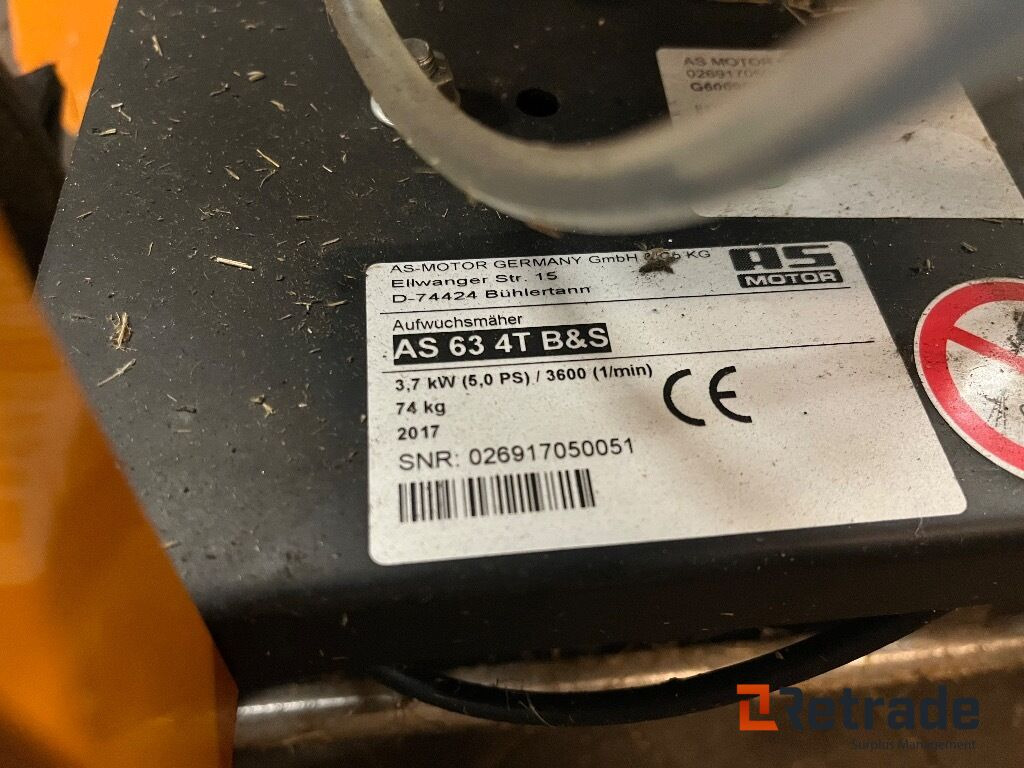 Plæne- og parkmaskiner AS - Motor as 63 ALLMAHER - الآلات والماكينات الزراعية: صور 5 Plæne- og parkmaskiner AS - Motor as 63 ALLMAHER - الآلات والماكينات الزراعية: صور 5