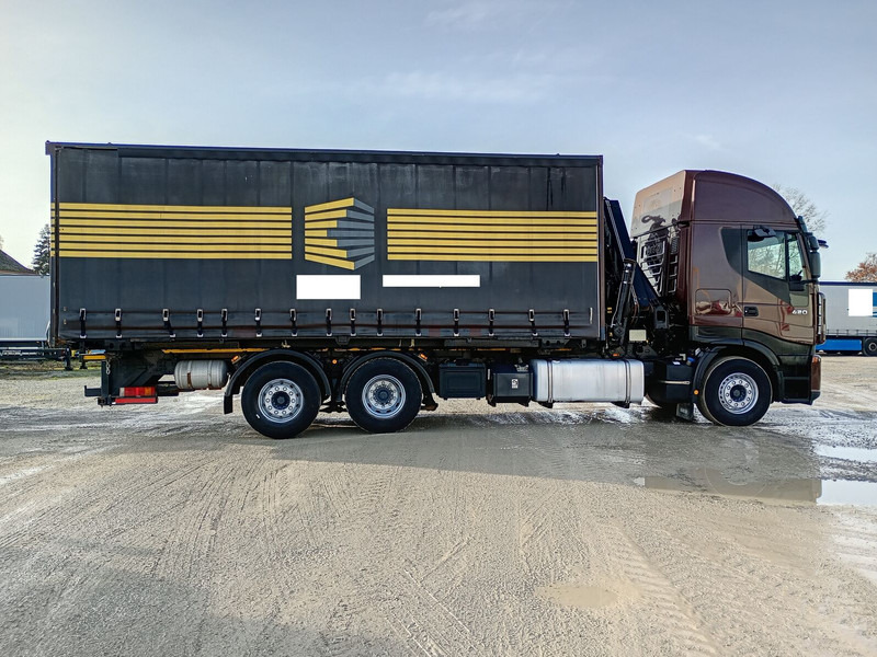 Iveco AS260S42Y/FS CM BDF HIAB 144E-4 HIDUO 12,7 m - شاحنة ستارة, شاحنة كرين: صور 2 Iveco AS260S42Y/FS CM BDF HIAB 144E-4 HIDUO 12,7 m - شاحنة ستارة, شاحنة كرين: صور 2