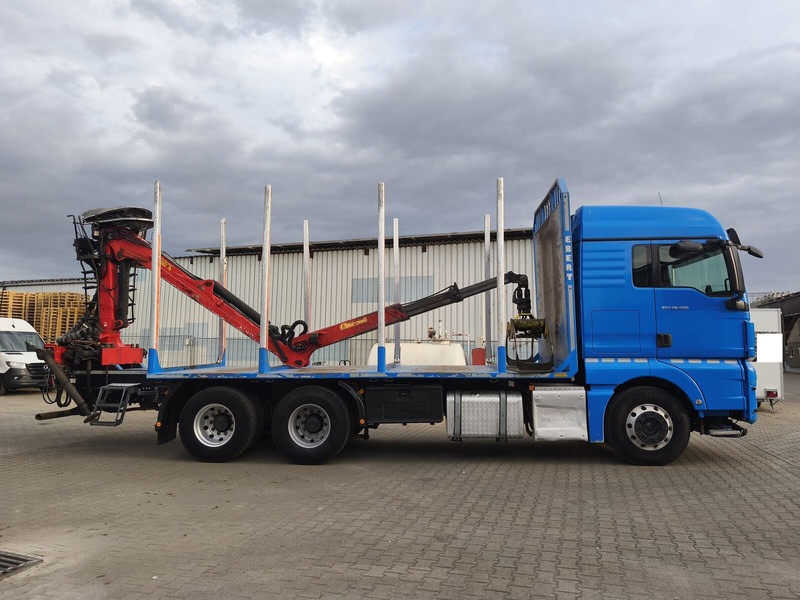 MAN TGX 26.500 Holz-LKW Euro6 6x4 Holztransporter m Palfinger (16) - شاحنة قطع الأشجار, شاحنة كرين: صور 4 MAN TGX 26.500 Holz-LKW Euro6 6x4 Holztransporter m Palfinger (16) - شاحنة قطع الأشجار, شاحنة كرين: صور 4