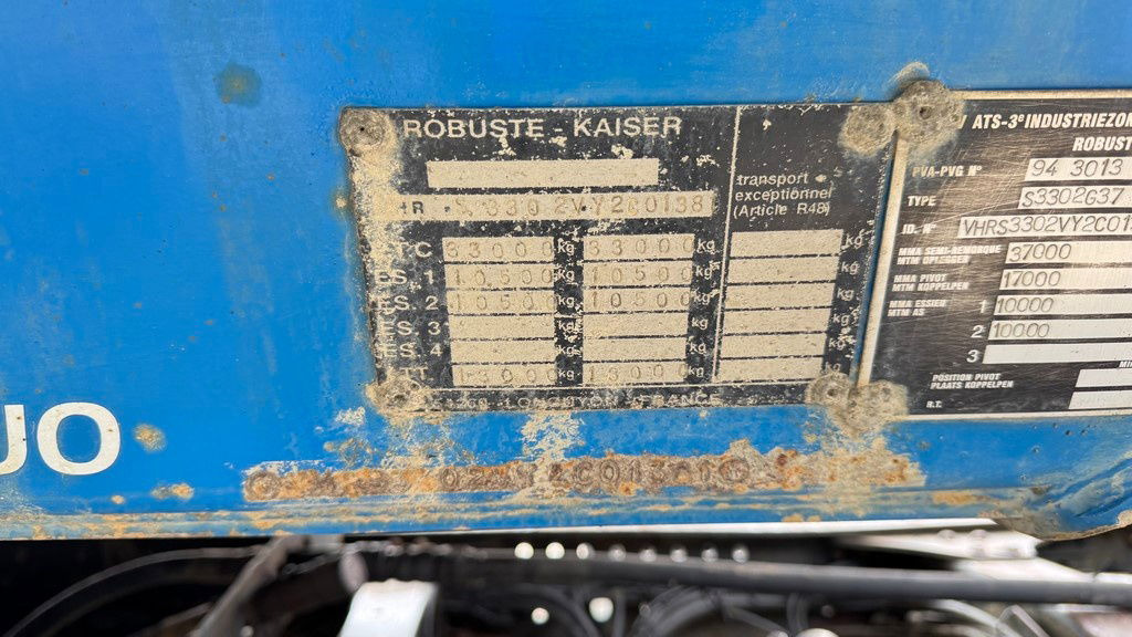 قلابة نصف مقطورة Kaiser Robuste 2 axle tipper trailer - hydr. back: صور 15