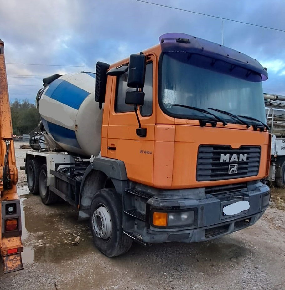 MAN FE 410A 6x4 mixer - 7m3 - euro 3 - شاحنة خلاطة خرسانة: صور 2 MAN FE 410A 6x4 mixer - 7m3 - euro 3 - شاحنة خلاطة خرسانة: صور 2