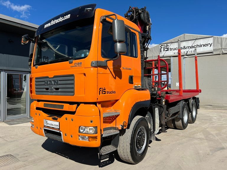 MAN TGA 33.480 6x6 forest truck - Complete Spring - LIV 170 Z + scissors - شاحنة قطع الأشجار: صور 1 MAN TGA 33.480 6x6 forest truck - Complete Spring - LIV 170 Z + scissors - شاحنة قطع الأشجار: صور 1