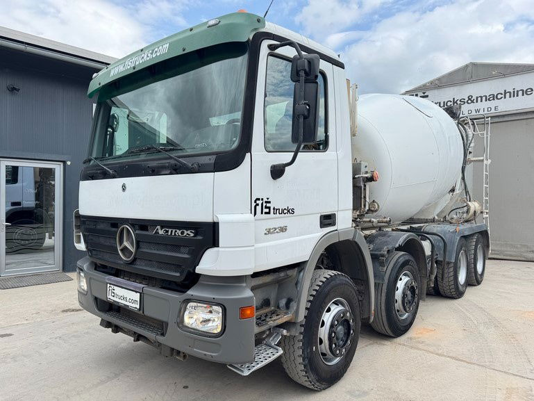 Mercedes-Benz Actros 3236 8x4 beton mixer 9m3 - شاحنة خلاطة خرسانة: صور 1 Mercedes-Benz Actros 3236 8x4 beton mixer 9m3 - شاحنة خلاطة خرسانة: صور 1