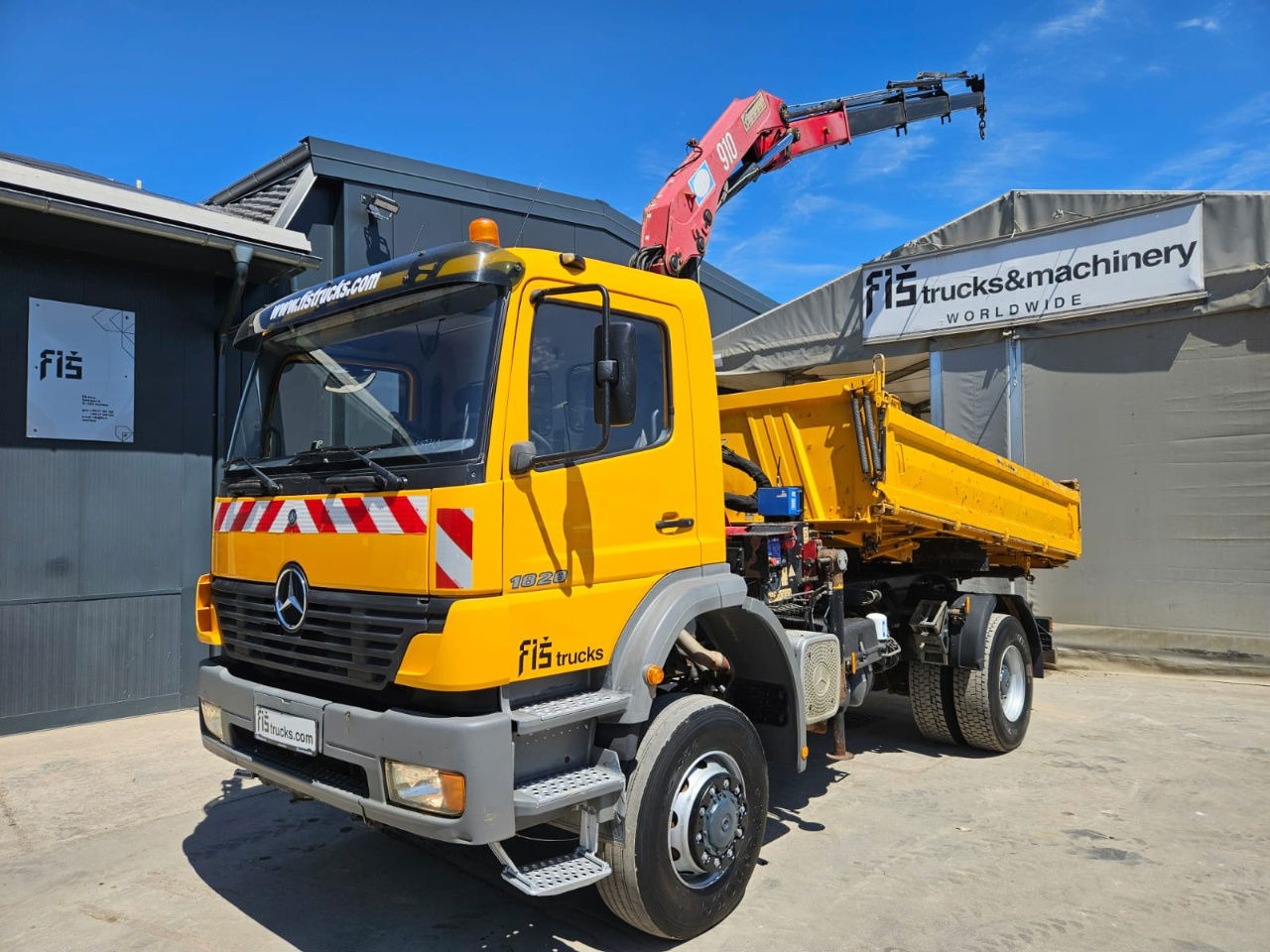 Mercedes-Benz Atego 1828 AK meiller tipper 4x4 - crane 9.5M - remote control - قلابات: صور 1 Mercedes-Benz Atego 1828 AK meiller tipper 4x4 - crane 9.5M - remote control - قلابات: صور 1