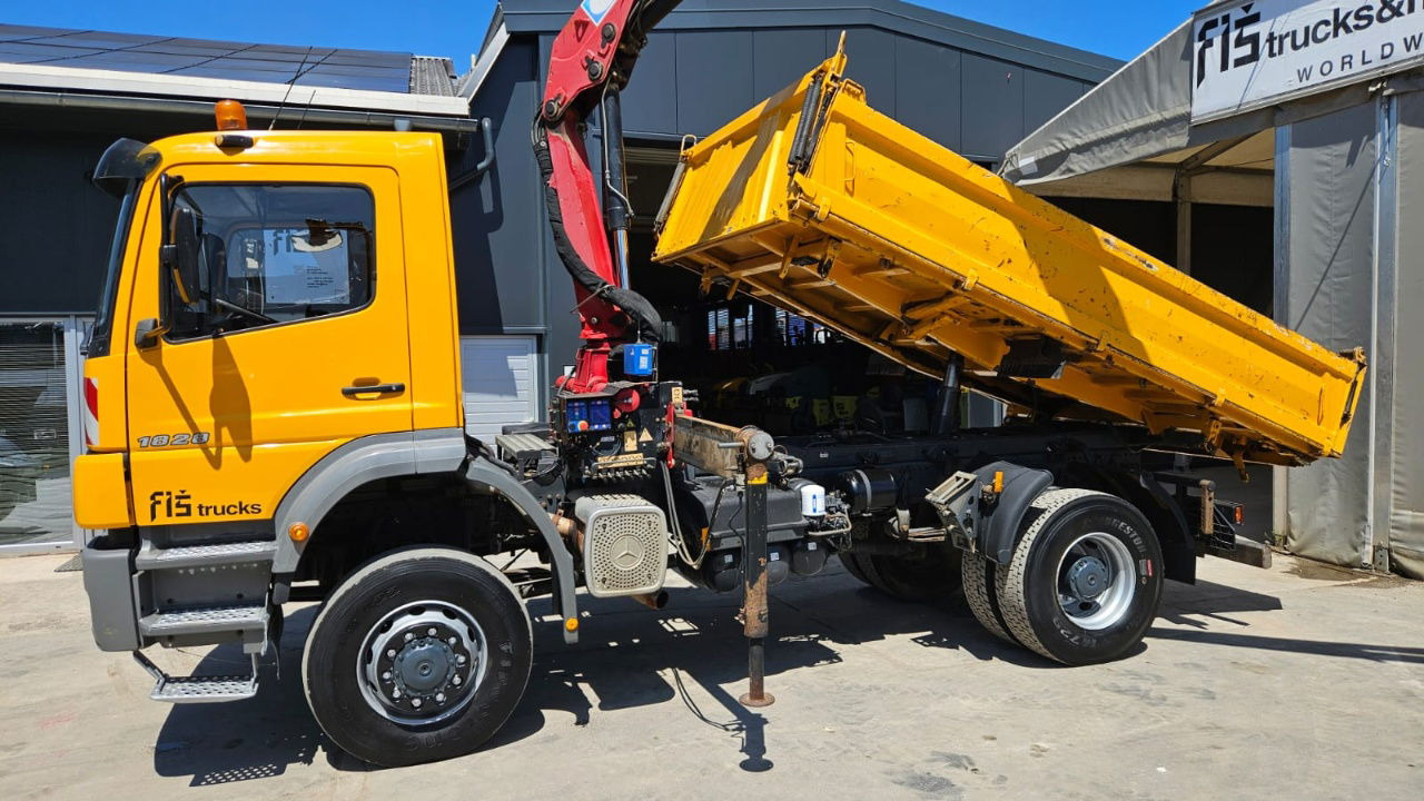 Mercedes-Benz Atego 1828 AK meiller tipper 4x4 - crane 9.5M - remote control - قلابات: صور 3 Mercedes-Benz Atego 1828 AK meiller tipper 4x4 - crane 9.5M - remote control - قلابات: صور 3