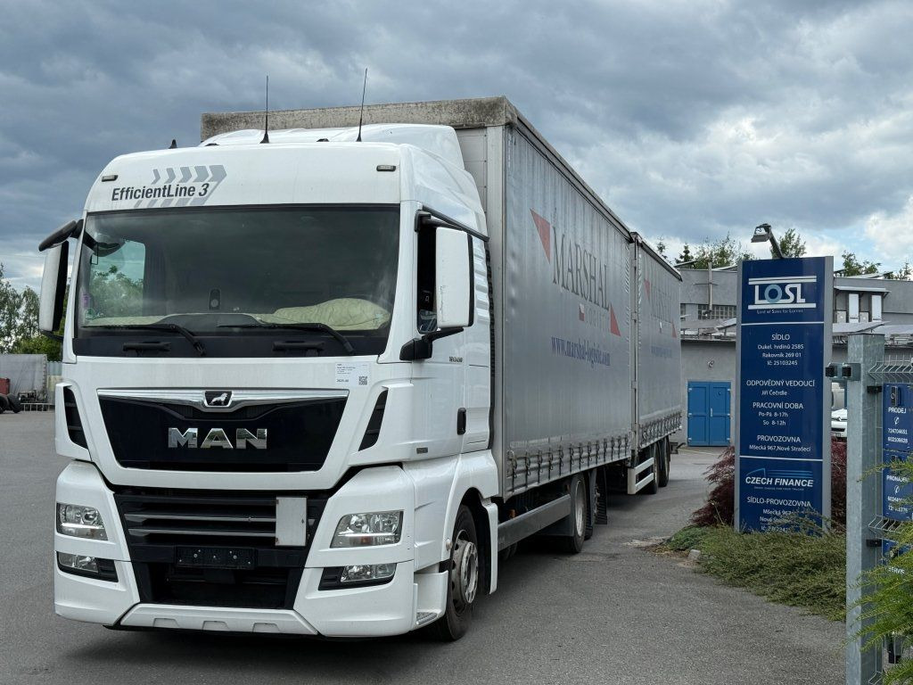 MAN TGX24.510 EURO 6 6x2 + Wecon - شاحنة ستارة, مقطورة ستارة: صور 1 MAN TGX24.510 EURO 6 6x2 + Wecon - شاحنة ستارة, مقطورة ستارة: صور 1