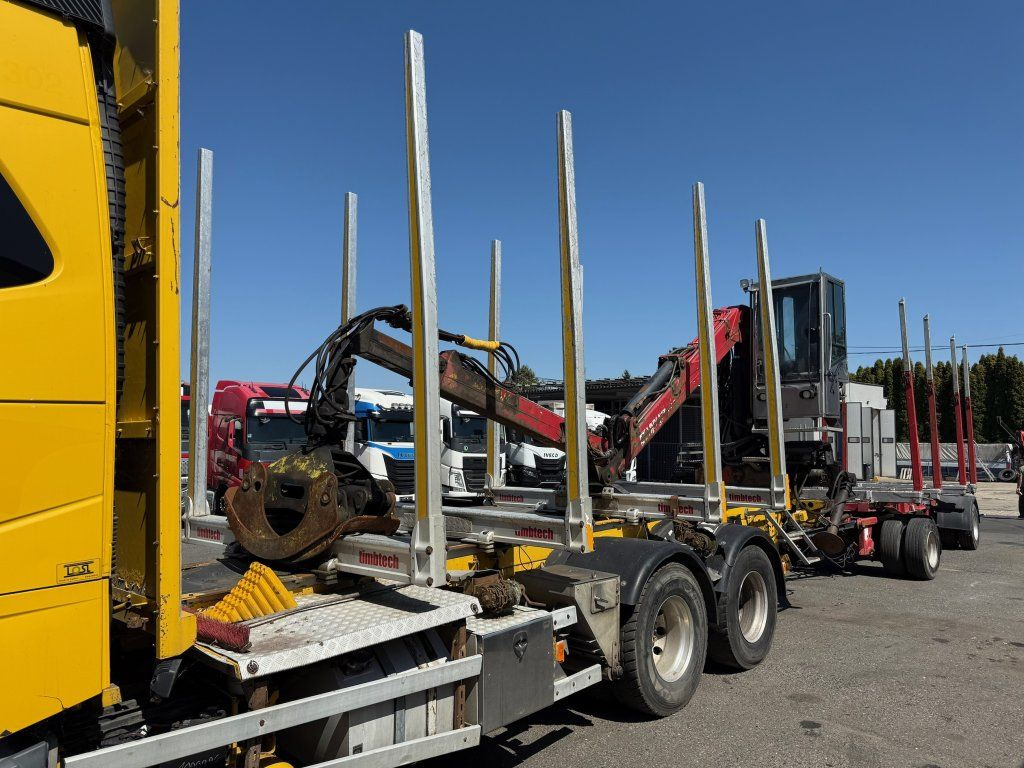 Volvo FH 16 750 6x4 + Fliegl - شاحنة قطع الأشجار, شاحنة كرين: صور 4 Volvo FH 16 750 6x4 + Fliegl - شاحنة قطع الأشجار, شاحنة كرين: صور 4