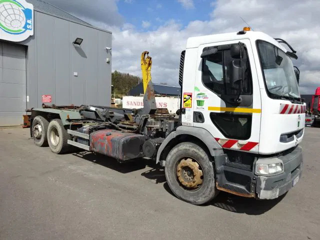 Renault Premium 370 dci - 6x2 - container system - crane/grue - شاحنة - نظام الكابلات: صور 1 Renault Premium 370 dci - 6x2 - container system - crane/grue - شاحنة - نظام الكابلات: صور 1