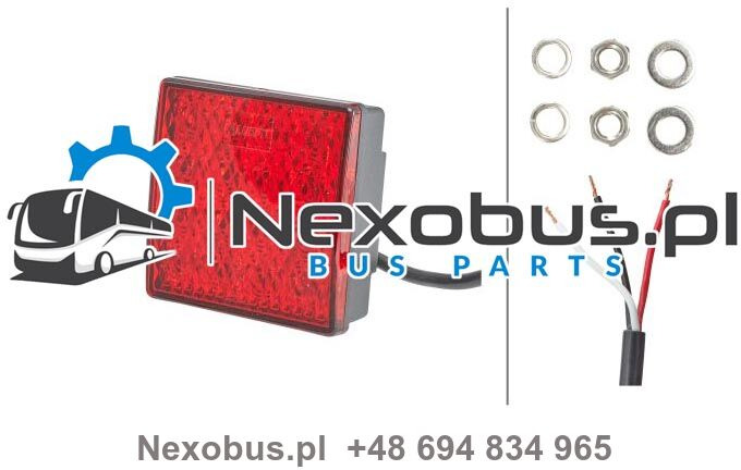 Lampa tył stop pozycja LED Vanhool T915 T916 T917 - الضوء الخلفي - حافلة: صور 1 Lampa tył stop pozycja LED Vanhool T915 T916 T917 - الضوء الخلفي - حافلة: صور 1