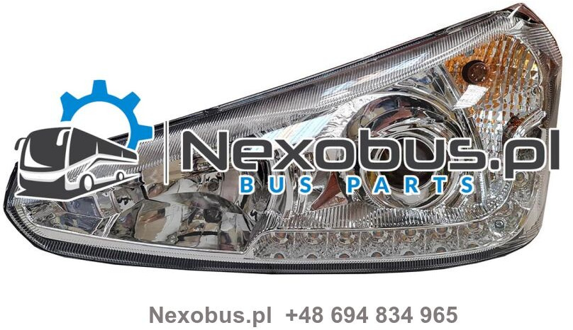 Reflektor Scania Irizar PB z lampa do jazdy dziennej i kierunkowskazem LED lewa - كشافات - حافلة: صور 1 Reflektor Scania Irizar PB z lampa do jazdy dziennej i kierunkowskazem LED lewa - كشافات - حافلة: صور 1