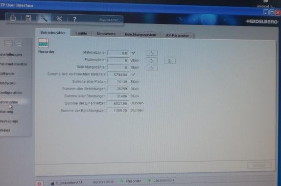 Heidelberg Suprasetter A 74 Thermal CtP System - آلات الطباعة: صور 2 Heidelberg Suprasetter A 74 Thermal CtP System - آلات الطباعة: صور 2