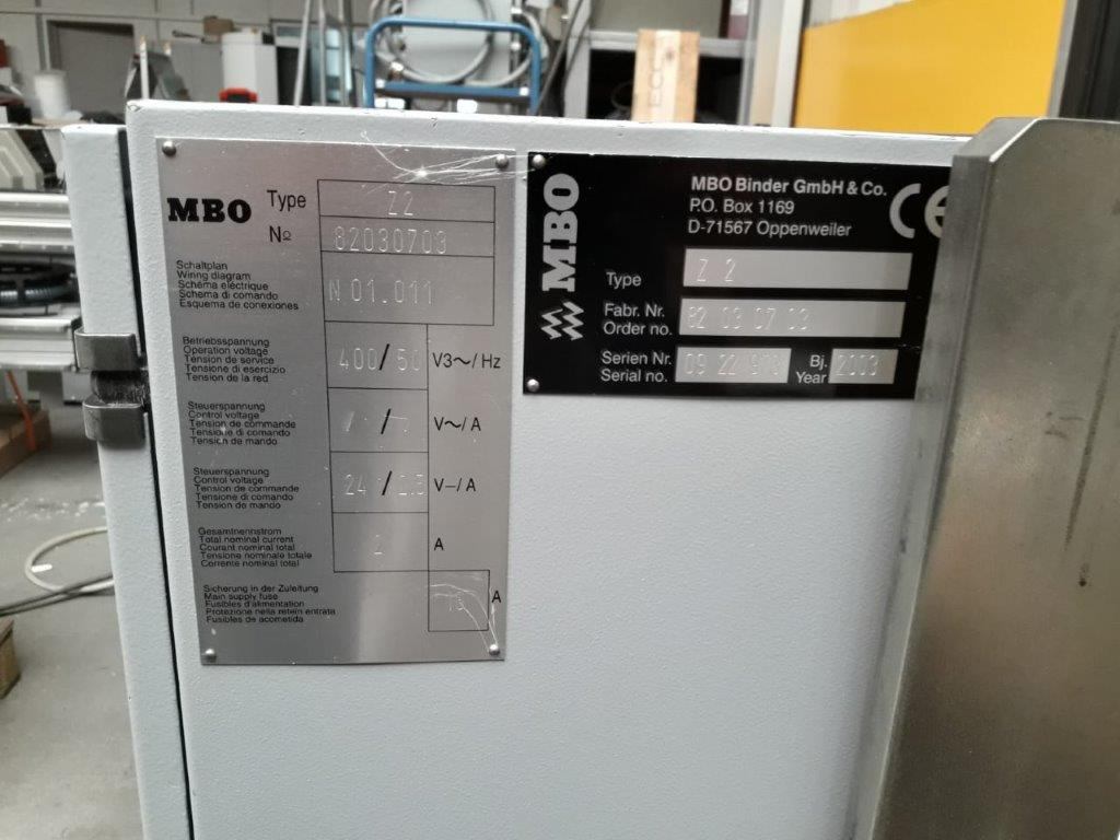 MBO Z2 mobile, 180° rotatable cross-fold unit with navigator control - آلة الطي: صور 5 MBO Z2 mobile, 180° rotatable cross-fold unit with navigator control - آلة الطي: صور 5