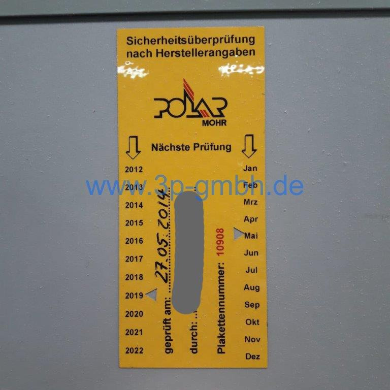 POLAR large format high-speed cutter 176 ED with loading transomat Polar TR 185-BL-7 - آلة قطع الورق: صور 5 POLAR large format high-speed cutter 176 ED with loading transomat Polar TR 185-BL-7 - آلة قطع الورق: صور 5