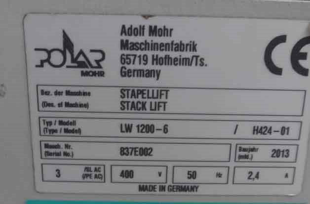 Polar LW 1200-6 stack lift - معدات المستودعات: صور 5 Polar LW 1200-6 stack lift - معدات المستودعات: صور 5