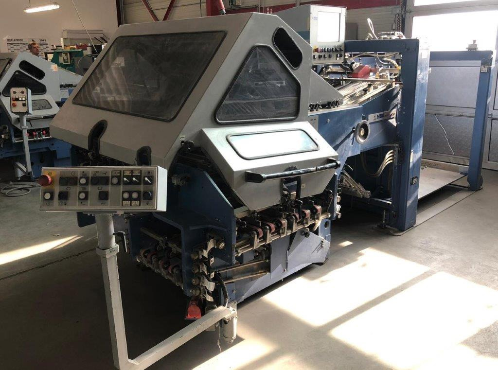 Semi-automatic adjustable combination folding machine MBO K 800.1-SKTL-4-FP from Bj. 2003 - آلة الطي: صور 1 Semi-automatic adjustable combination folding machine MBO K 800.1-SKTL-4-FP from Bj. 2003 - آلة الطي: صور 1
