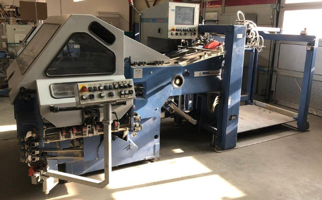 Semi-automatic adjustable combination folding machine MBO K 800.1-SKTL-4-FP from Bj. 2003 - آلة الطي: صور 2 Semi-automatic adjustable combination folding machine MBO K 800.1-SKTL-4-FP from Bj. 2003 - آلة الطي: صور 2