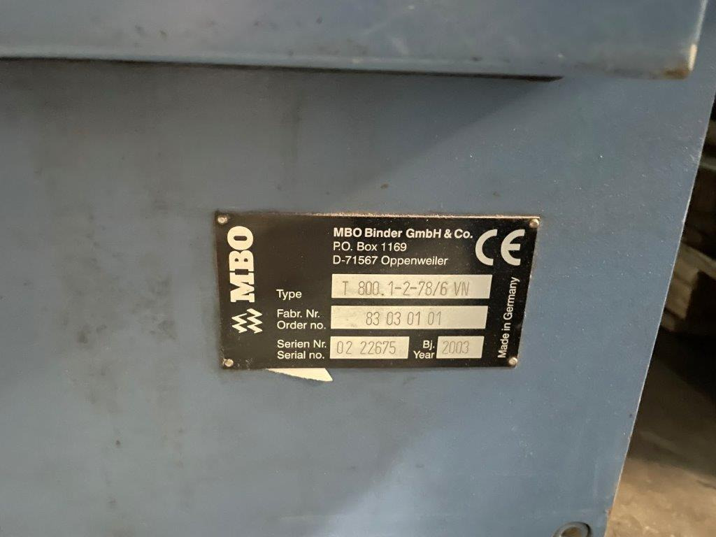 Six + six pocket folder MBO T 800.1-6-6-R Navigator - آلة التعبئة والتغليف: صور 2 Six + six pocket folder MBO T 800.1-6-6-R Navigator - آلة التعبئة والتغليف: صور 2