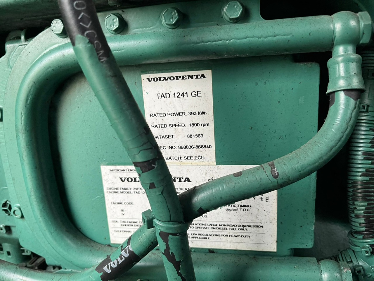 مجموعة المولدات Volvo Penta TAD1241GE 400 kVa: صور 7