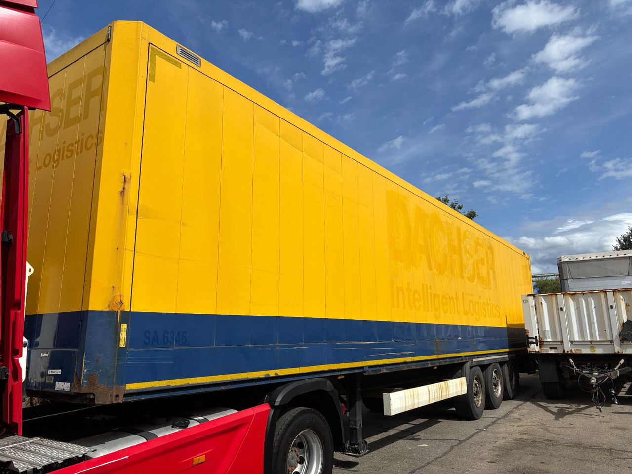 Krone SD Textilkoffer/Luft/Scheibe - بصندوق مغلق نصف مقطورة: صور 1 Krone SD Textilkoffer/Luft/Scheibe - بصندوق مغلق نصف مقطورة: صور 1