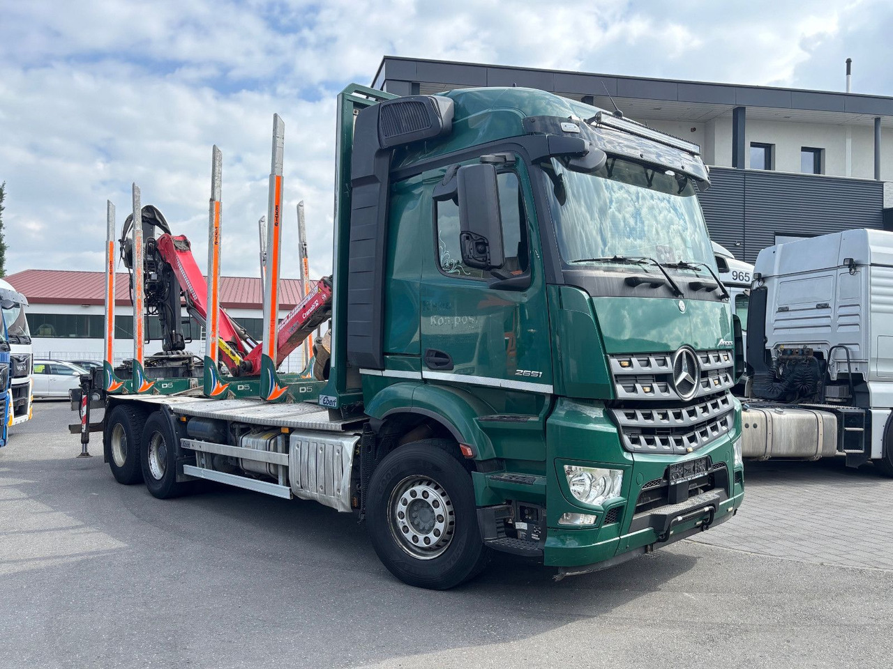 شاحنة قطع الأشجار, شاحنة كرين Mercedes-Benz Arocs 6x4/Kran Cranab TZ 12.2: صور 6 شاحنة قطع الأشجار, شاحنة كرين Mercedes-Benz Arocs 6x4/Kran Cranab TZ 12.2: صور 6