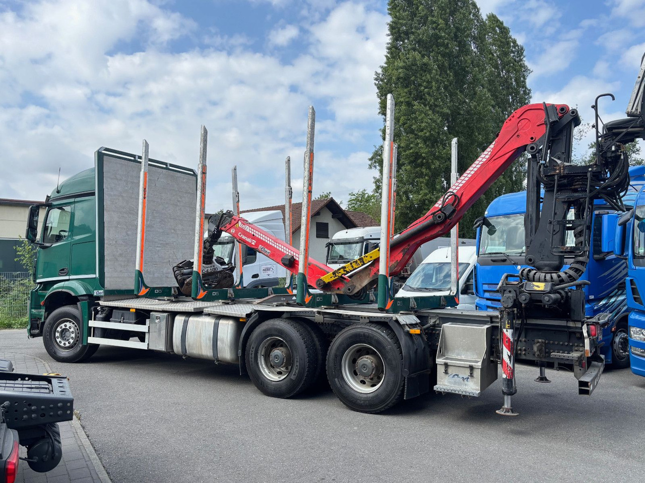 شاحنة قطع الأشجار, شاحنة كرين Mercedes-Benz Arocs 6x4/Kran Cranab TZ 12.2: صور 8 شاحنة قطع الأشجار, شاحنة كرين Mercedes-Benz Arocs 6x4/Kran Cranab TZ 12.2: صور 8