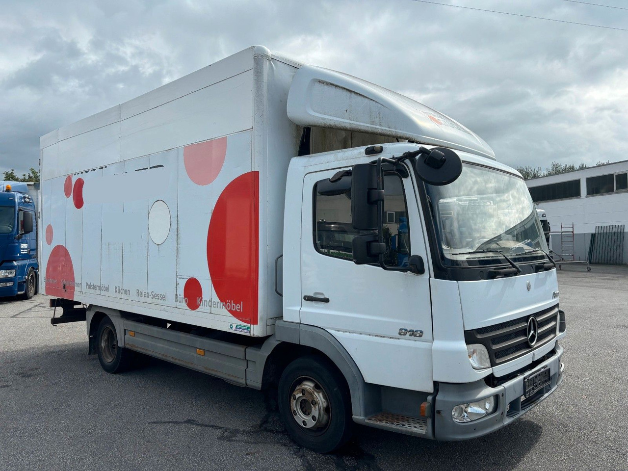 الشاحنات الصغيرة صندوق مغلق Mercedes-Benz Atego 818 Kurze Radstand Blattfederung: صور 6 الشاحنات الصغيرة صندوق مغلق Mercedes-Benz Atego 818 Kurze Radstand Blattfederung: صور 6