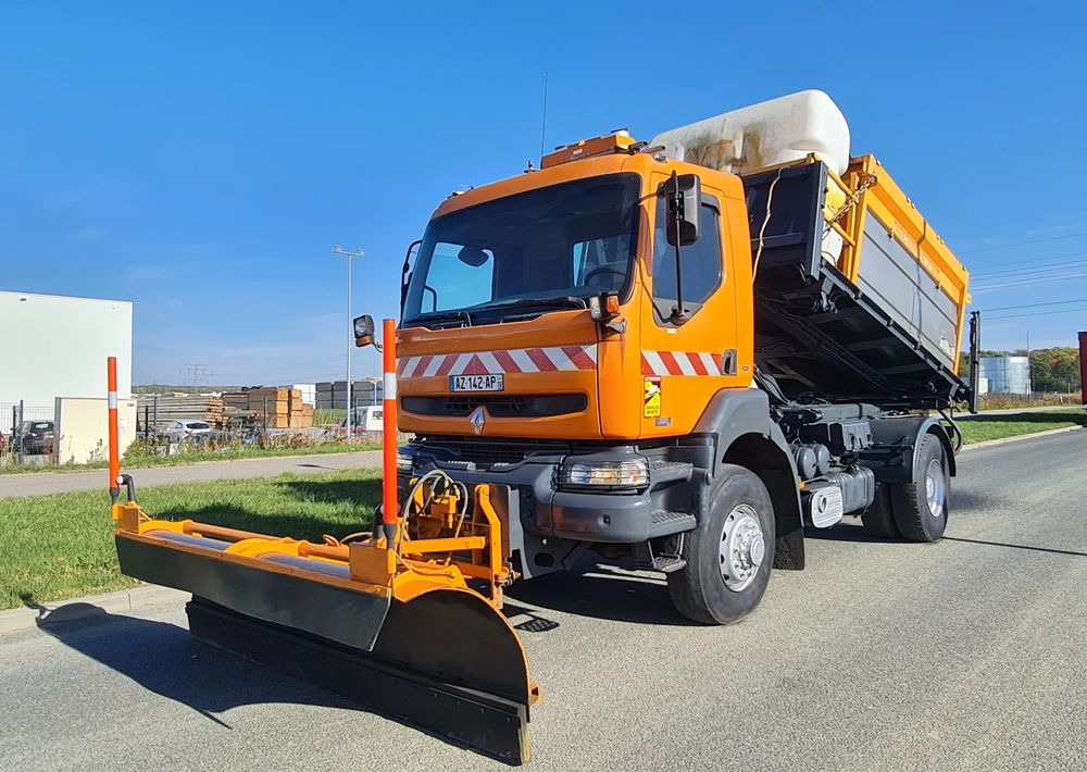 قلابات, جرافة ثلج Renault Kerax 4x4 320DCi Wywrotka 3str 2004r. Klima SPECJALNY Solarka ACOMETIS Piaskarka Pług: صور 1