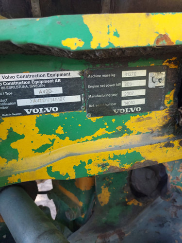 2007 Volvo A40D - شاحنة مفصلية: صور 5 2007 Volvo A40D - شاحنة مفصلية: صور 5